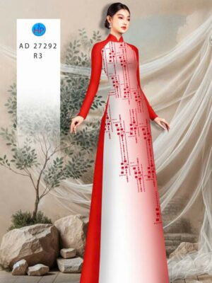 Vải Áo Dài Hoa Văn AD 27292