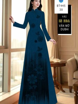 Vải Áo Dài In 4D AD BT445
