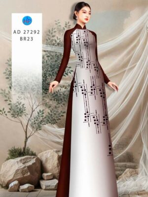 Vải Áo Dài Hoa Văn AD 27292