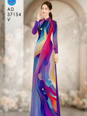 Vải Áo Dài Hoa Văn AD 37154