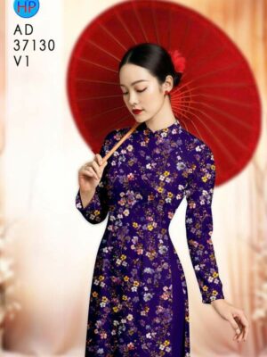 Vải Áo Dài Hoa Đều AD 37130