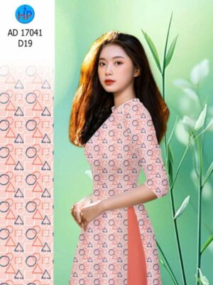 Vải Áo Dài Hoa Văn AD 17041