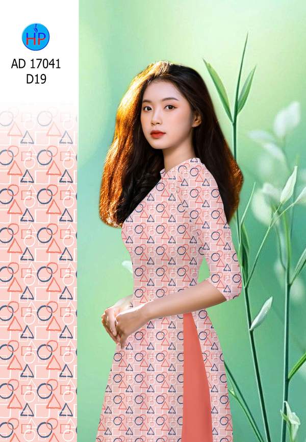 Vải Áo Dài Hoa Văn AD 17041