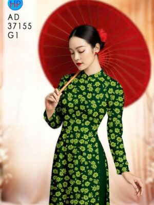 Vải Áo Dài Hoa Đều AD 37155