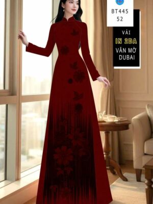 Vải Áo Dài In 4D AD BT445