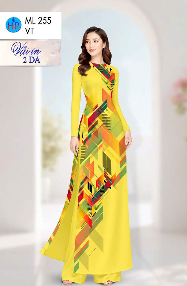 Vải Áo Dài Hoa Văn AD ML255