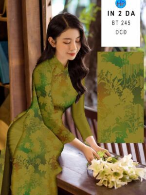 Vải Áo Dài In 4D AD BT245