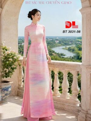 Vải Áo Dài Chuyển Sắc AD BT3031
