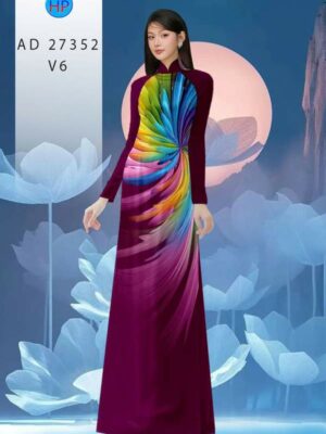 Vải Áo Dài Hoa Văn AD 27352