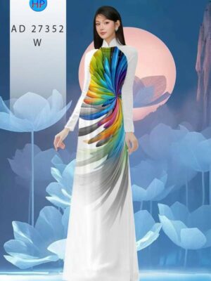 Vải Áo Dài Hoa Văn AD 27352