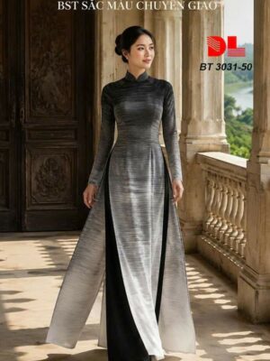 Vải Áo Dài Chuyển Sắc AD BT3031