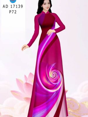 Vải Áo Dài Hoa Văn AD 17139