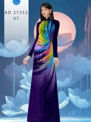 Vải Áo Dài Hoa Văn AD 27352