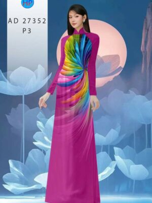 Vải Áo Dài Hoa Văn AD 27352