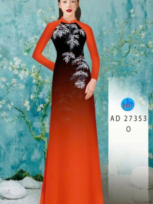 Vải Áo Dài Hoa In 3D AD 27353