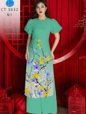 Vải Áo Dài Hoa Mai AD CT 3032-1