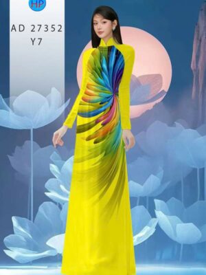 Vải Áo Dài Hoa Văn AD 27352