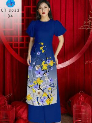 Vải Áo Dài Hoa Mai AD CT 3032-1