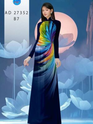 Vải Áo Dài Hoa Văn AD 27352