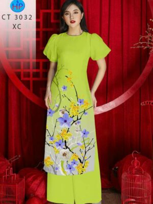 Vải Áo Dài Hoa Mai AD CT 3032-1