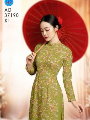 Vải Áo Dài Hoa Nhí AD 37190