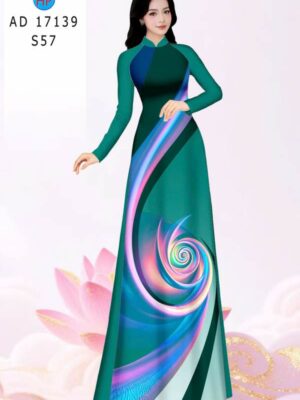 Vải Áo Dài Hoa Văn AD 17139