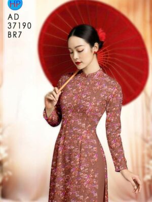 Vải Áo Dài Hoa Nhí AD 37190