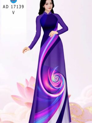 Vải Áo Dài Hoa Văn AD 17139