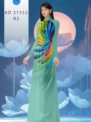 Vải Áo Dài Hoa Văn AD 27352