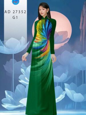 Vải Áo Dài Hoa Văn AD 27352