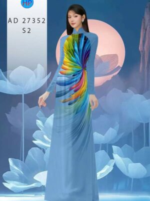 Vải Áo Dài Hoa Văn AD 27352