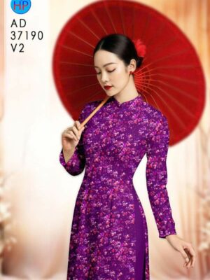 Vải Áo Dài Hoa Nhí AD 37190