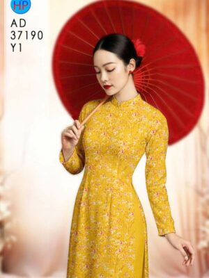 Vải Áo Dài Hoa Nhí AD 37190