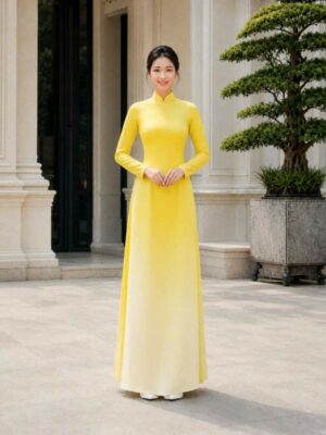 Vải Áo Dài Chuyển Sắc AD BT001