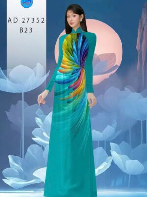 Vải Áo Dài Hoa Văn AD 27352